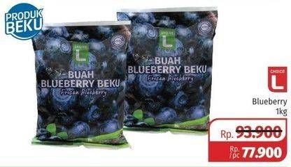 Promo Harga CHOICE L Frozen Blueberry 1 kg - Lotte Grosir