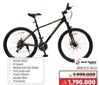 Promo Harga GENIO MTB 27,5" Tulsa  - Lotte Grosir