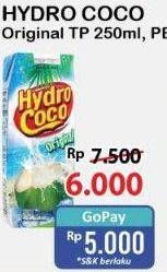 Promo Harga Hydro Coco Minuman Kelapa Original 250 ml - Alfamart