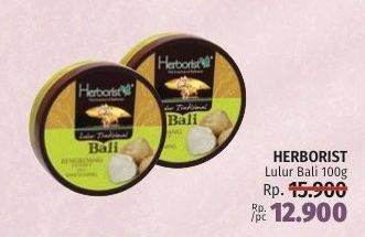 Promo Harga HERBORIST Lulur Tradisional Bali 100 gr - LotteMart