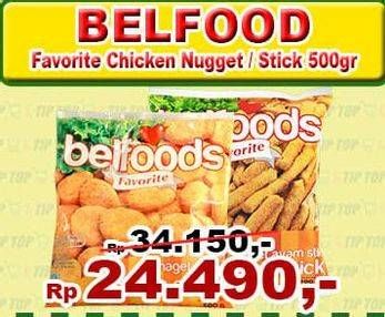 Promo Harga BELFOODS Nugget 500 gr - TIP TOP