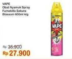 Promo Harga FUMAKILLA VAPE Aerosol Sakura Blossom 600 ml - Indomaret