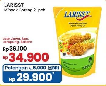 Promo Harga Larisst Minyak Goreng 2000 ml - Indomaret