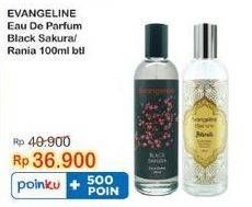 Promo Harga Evangeline Eau De Parfume Black Sakura, Rania 100 ml - Indomaret
