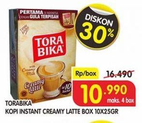 Promo Harga Torabika Creamy Latte 10 pcs - Superindo