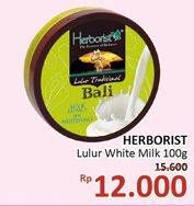 Promo Harga HERBORIST Lulur Tradisional Bali White Milk 100 gr - Alfamidi