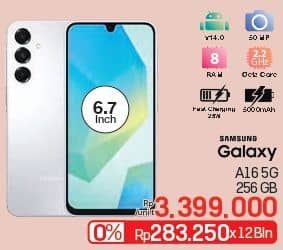 Promo Harga Samsung Galaxy A16 5G 8/256 GB  - LotteMart