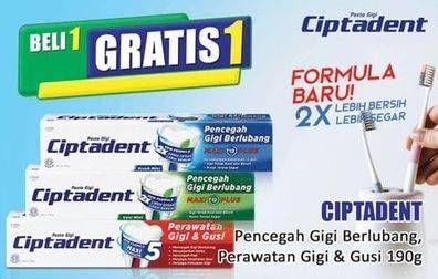 CIPTADENT Pencegah Gigi Berlubang, Perawatan Gigi & Gusi 190gr
