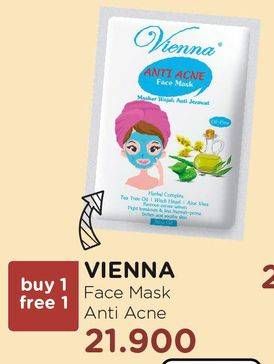 Promo Harga VIENNA Face Mask Anti Acne  - Watsons