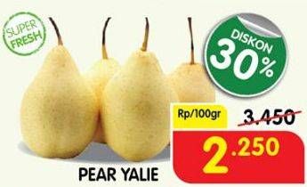 Promo Harga Pear Ya Lie per 100 gr - Superindo