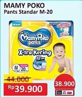 Promo Harga Mamy Poko Pants Xtra Kering L20 20 pcs - Alfamart