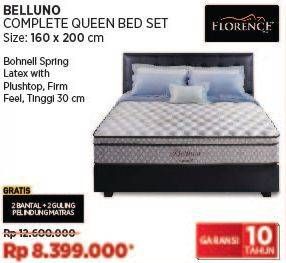 Promo Harga Florence Belluno Tempat Tidur Queen 160 X 200 Cm  - COURTS