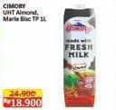 Promo Harga Cimory Susu UHT Almond, Marie Biscuits 1000 ml - Alfamart