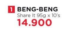 Promo Harga Beng-beng Share It per 10 pcs 9 gr - Watsons