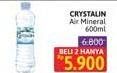 Promo Harga Crystalline Air Mineral 600 ml - Alfamidi