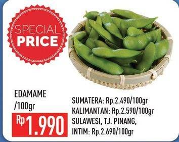 Promo Harga Edamame per 100 gr - Hypermart