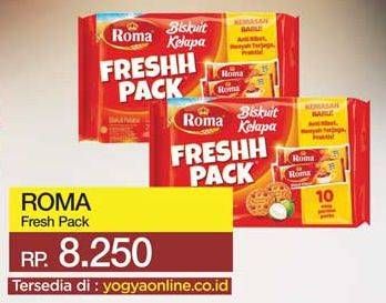 Promo Harga ROMA Freshh Pack per 10 pcs 23 gr - Yogya