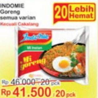 Promo Harga INDOMIE Mi Goreng Kecuali Cakalang 82 gr - Indomaret