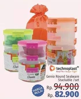 Promo Harga TECHNOPLAST Genio Round Sealware  - LotteMart