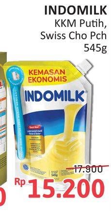 Promo Harga Indomilk Susu Kental Manis Plain, Cokelat 545 gr - Alfamidi