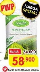 Promo Harga Sania Beras Premium 5 kg - Superindo
