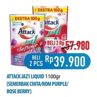 Promo Harga Attack Jaz1 DeterGel 1200 gr - Hypermart