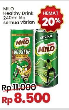 Promo Harga Milo Susu UHT All Variants 240 ml - Indomaret