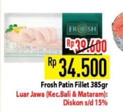 Promo Harga Frosh Patin Fillet 385 gr - Hypermart