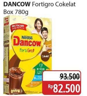 Promo Harga Dancow FortiGro Susu Bubuk Instant Cokelat 800 gr - Alfamidi