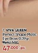 Promo Harga Viva Queen Perfect Shape Pencil Matic Eyebrow  - Guardian