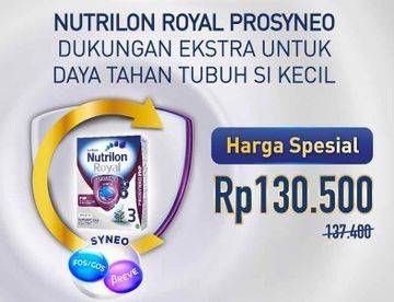 Promo Harga NUTRILON Royal Prosyneo 3 Susu Pertumbuhan Bubuk 400 gr - Alfamidi