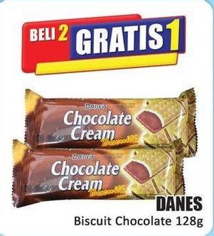 Promo Harga Danes Biscuit Chocolate Cream 132 gr - Hari Hari