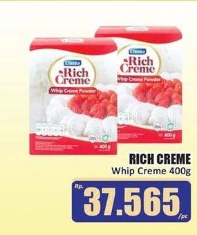Promo Harga ELLENKA Rich Creme Whip Cream 400 gr - Hari Hari