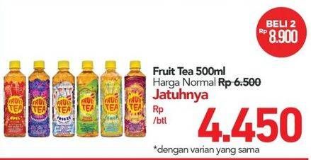 Promo Harga SOSRO Fruit Tea 500 ml - Carrefour