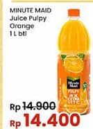 Promo Harga Minute Maid Juice Pulpy Orange 1000 ml - Indomaret