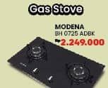 Promo Harga Modena BH 0725 ADBK | Kompor Tanam  - COURTS