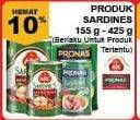 Promo Harga ABC/ PRONAS Sardines 155-425gr  - Giant