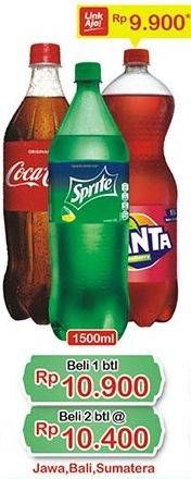 Promo Harga COCA COLA Minuman Soda 1500 ml - Indomaret