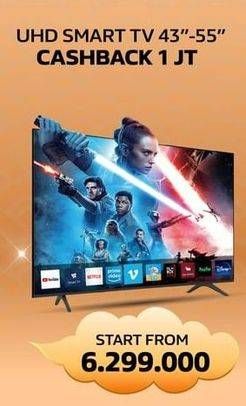 Promo Harga Samsung/Sony/Sharp/LG UHD Smart TV 43" - 55"  - Electronic City