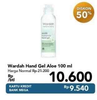 Promo Harga WARDAH Aloe Hydramild Hand Gel 100 ml - Carrefour