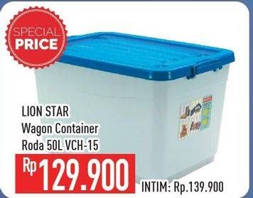 Promo Harga LION STAR Wagon Container VC-15 VCH-15  - Hypermart