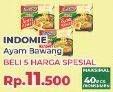 Promo Harga INDOMIE Mi Kuah Ayam Bawang per 5 pcs - Yogya