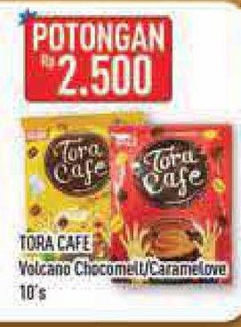 Promo Harga Torabika Toracafe Volcano Chocomelt, Caramelove 10 sachet - Hypermart