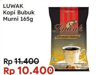 Promo Harga Luwak Kopi Murni Premium 165 gr - Indomaret