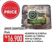 Promo Harga Jamur Champignon (Jamur Kancing)  - Hypermart