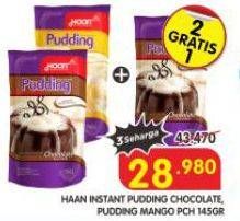 Promo Harga Haan Pudding Chocolate, Mango 145 gr - Superindo