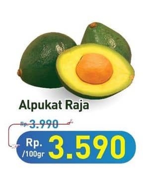 Promo Harga Alpukat Raja per 100 gr - Hypermart