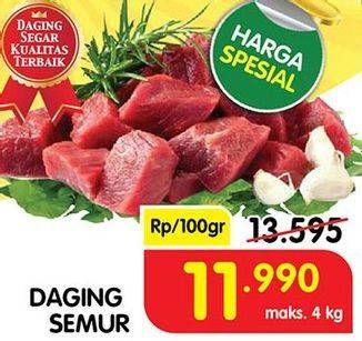 Promo Harga Daging Semur per 100 gr - Superindo