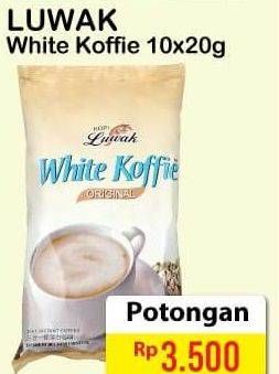 Promo Harga Luwak White Koffie 10 pcs - Alfamart