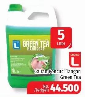 Promo Harga CHOICE L Handsoap Green Tea 5 ltr - Lotte Grosir